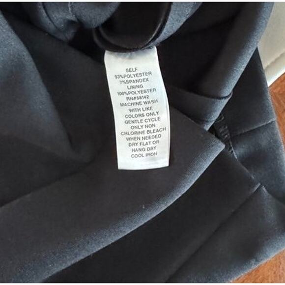 Maggy London Black White Sheath Dress Size 4 Colorblock Sleeveless - Picture 4 of 12